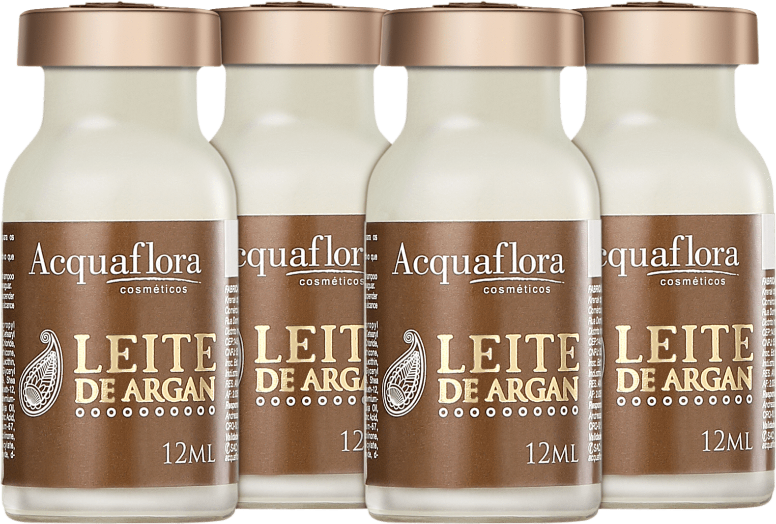Acquaflora Leite de Argan - Ampola de Tratamento 4 x 12ml