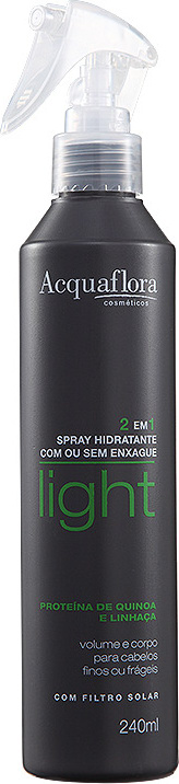 Acquaflora Light 2 em 1 Spray Hidratante Com ou Sem Enxágue - Condicionador 240ml