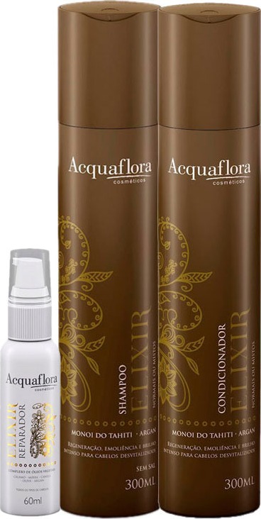 Acquaflora Elixir Normais ou Mistos Kit (3 Produtos)