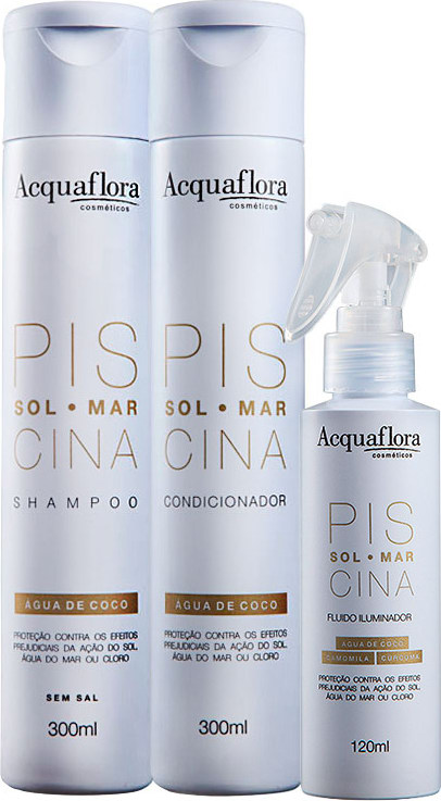 Acquaflora Sol Mar Piscina Iluminador Kit (3 Produtos)
