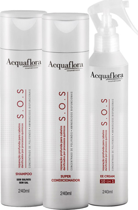Acquaflora S.O.S Reparação Profunda Tratamento Multifuncional Kit (3 Produtos)