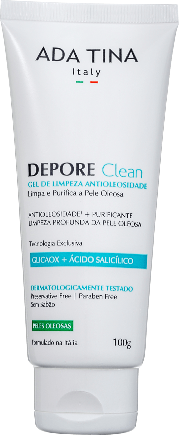 Ada Tina Depore Clean - Gel de Limpeza Facial 100ml