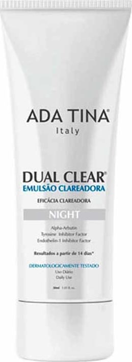 Ada Tina Dual Clear Night - Emulsão Clareadora de Manchas 30ml