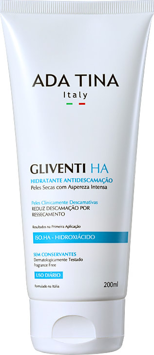 Ada Tina Gliventi HA - Creme Hidratante Antidescamação 200ml