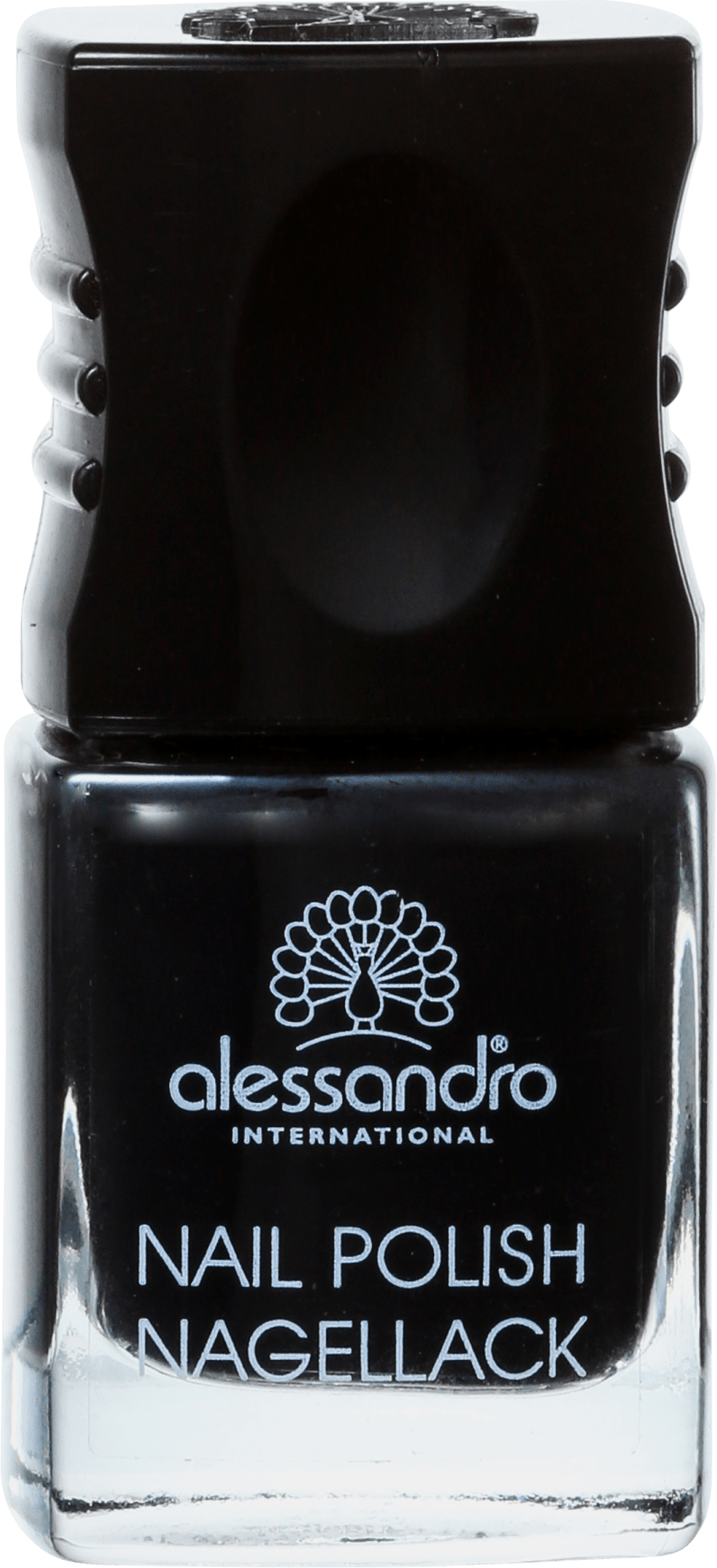 Alessandro International Nail Polish Midnight Black - Esmalte Cremoso 10ml