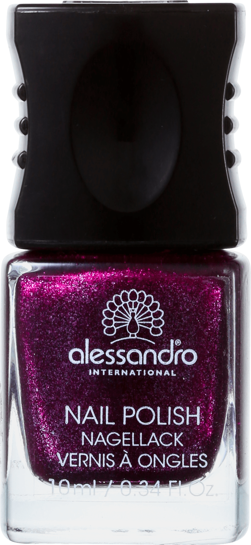 Alessandro International Nail Polish Purple Purpose Glitter - Esmalte Glitter 10ml