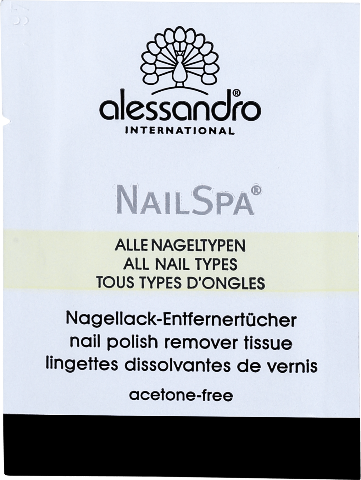 Alessandro International Nail Spa Lotus - Lenço Removedor de Esmalte