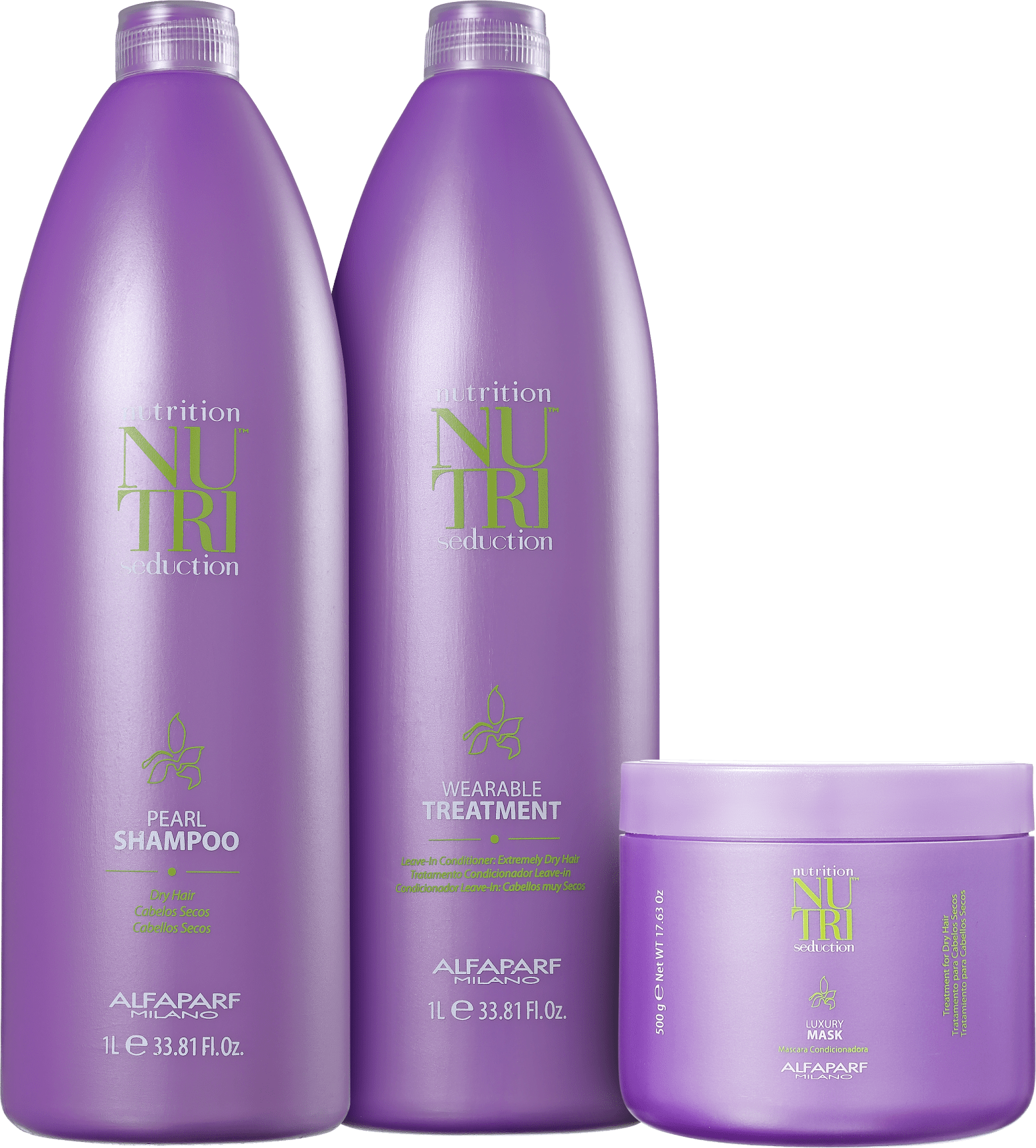 Alfaparf Nutri Seduction Deep Nutrition Salon Kit (3 Produtos)