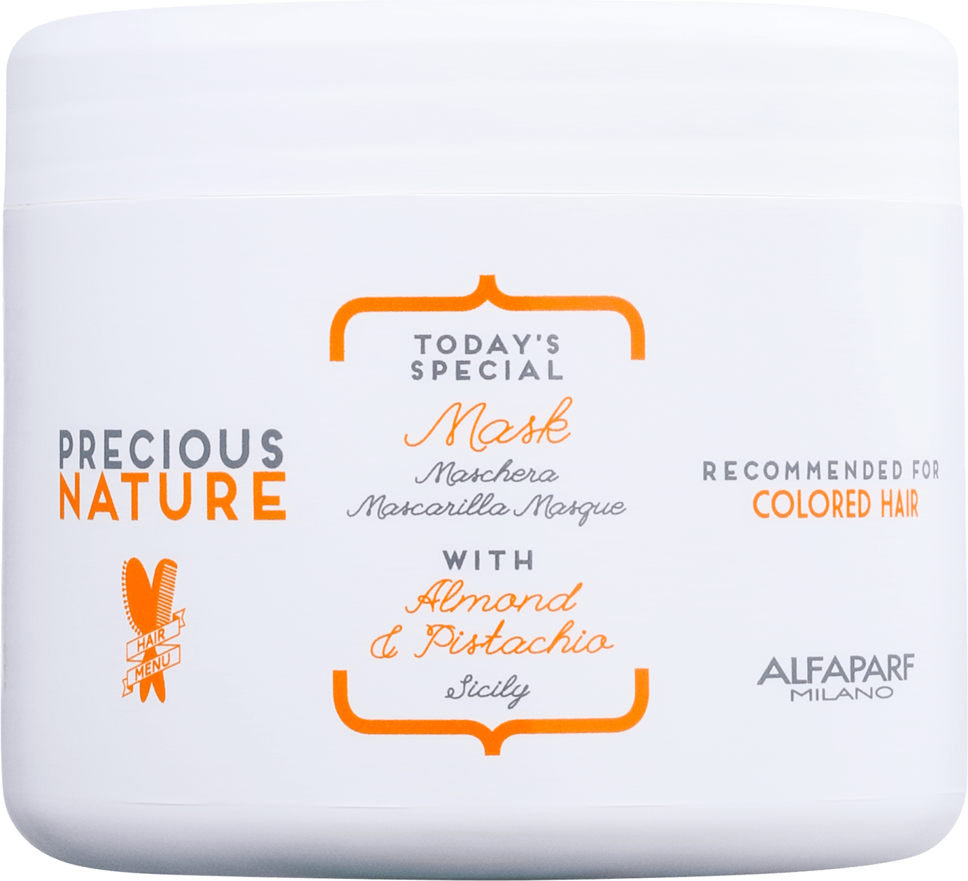 Alfaparf Precious Nature Almond & Pistachio Mask - Máscara de Tratamento 500ml