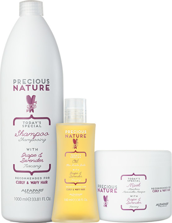 Alfaparf Precious Nature Grape & Lavender Salon Trio Kit (3 Produtos)