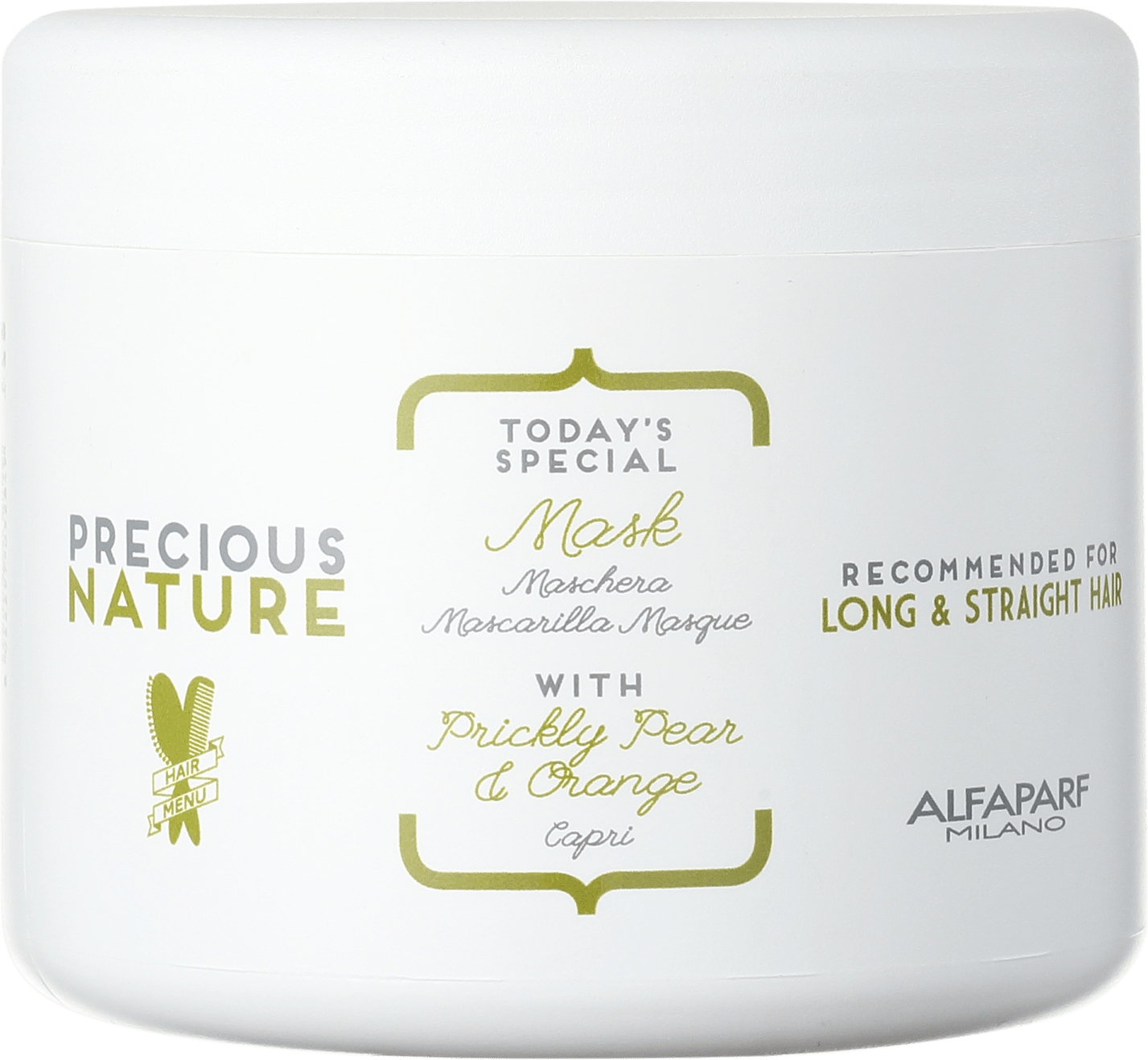 Alfaparf Precious Nature Prickly Pear & Orange Mask - Máscara de Tratamento 500ml