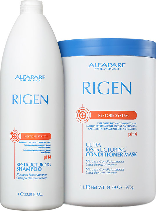 Alfaparf Rigen Restore System Salon Kit (2 Produtos)