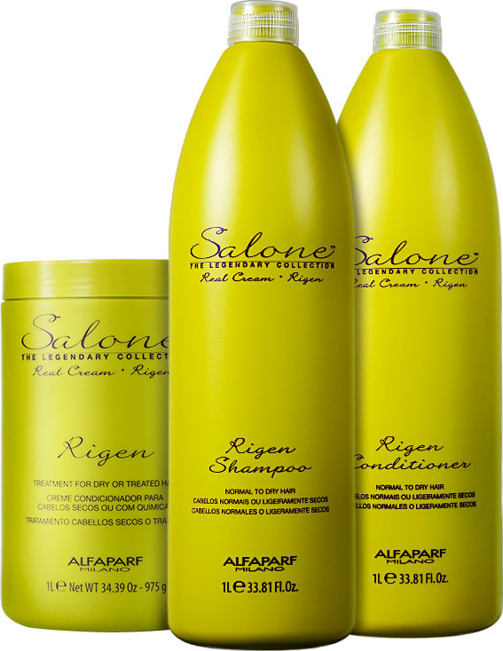 Alfaparf Salone Rigen Intense Nutritive Salon Litro Kit (3 Produtos)