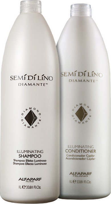 Alfaparf Semi di Lino Diamante Illuminating Duo Salon Kit (2 Produtos)