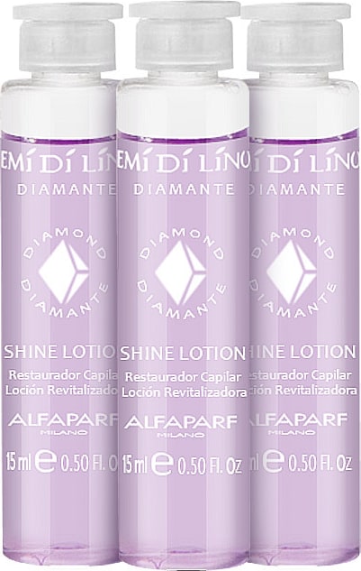 Alfaparf Semi di Lino Diamante Shine Lotion - Ampola de Tratamento 3x15ml