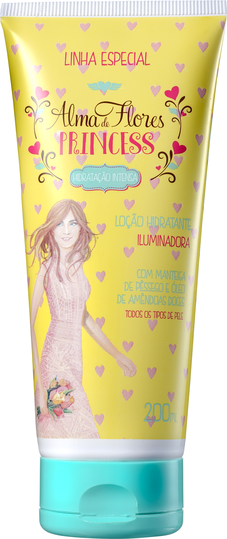 Alma de Flores Princess Iluminadora - Loção Hidratante Corporal 200ml