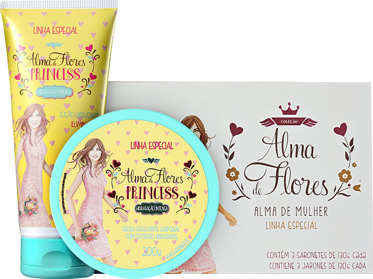 Kit Alma de Flores Princess Trio (3 produtos)