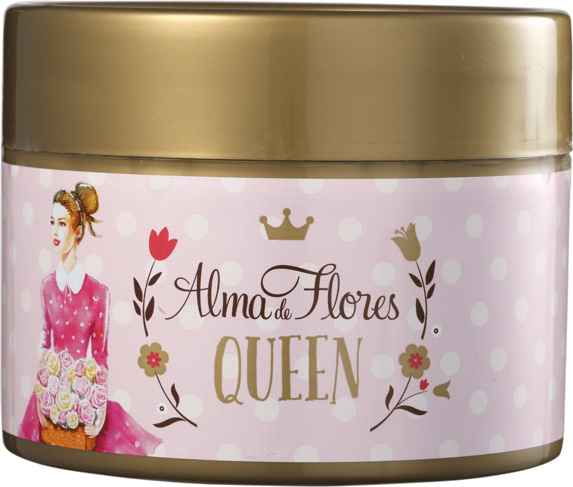 Alma de Flores Queen Talco Desodorante Perfumado Iluminador - Talco 100g