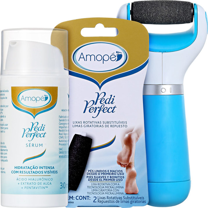 Kit Amopé Pedi Perfect Pés Lisinhos (3 produtos)