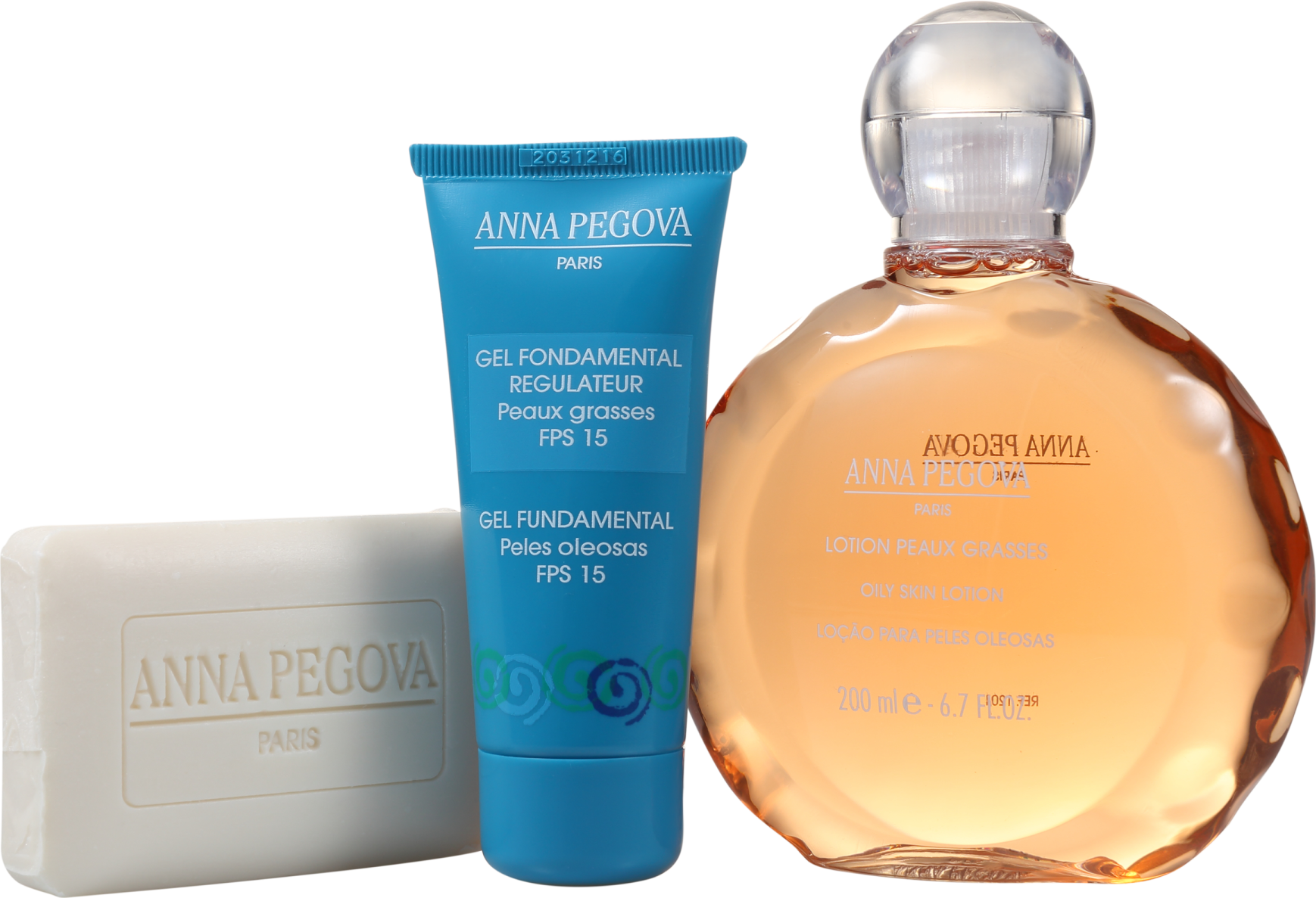 Kit Anna Pegova LTH Oil Control Para Peles Oleosas (3 Produtos)