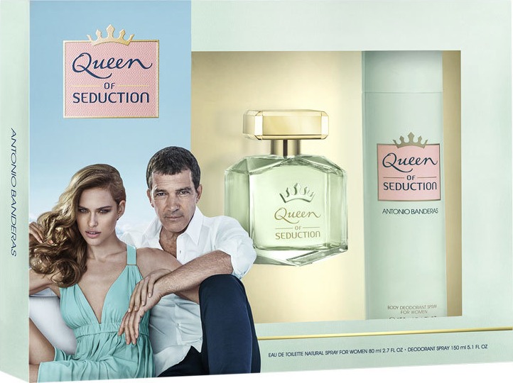 Conjunto Queen of Seduction Antonio Banderas Feminino - Eau de Toilette 80ml + Desodorante 150ml