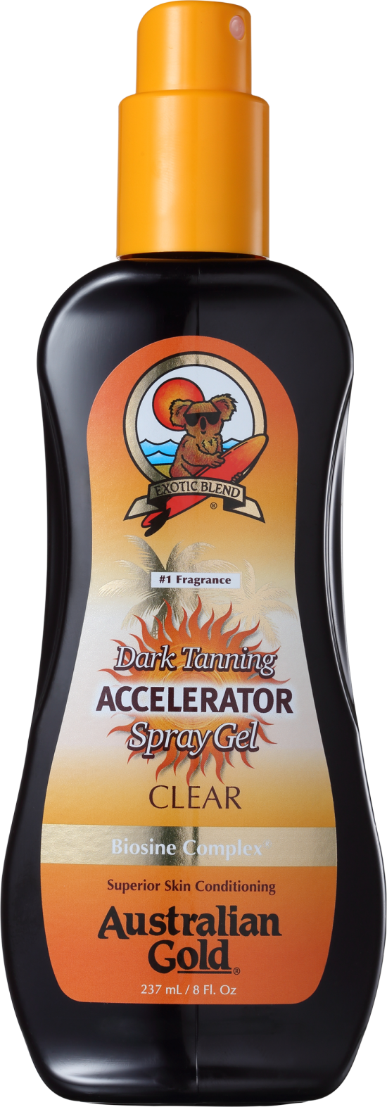 Australian Gold Accelerator Dark Tanning Spray Gel Clear - Spray Bronzeador 237ml