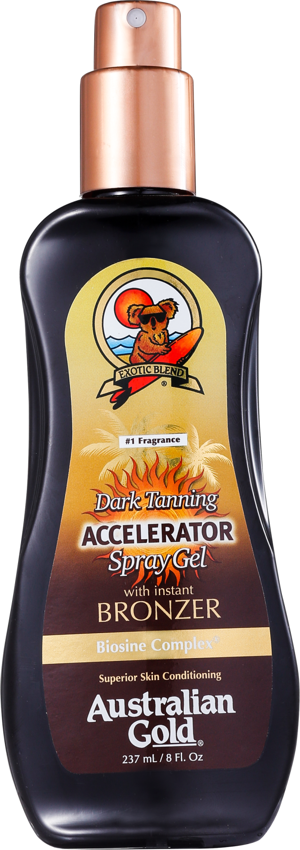 Australian Gold Dark Tanning Accelerator Spray With Instant Bronzer - Spray Bronzeador 237ml