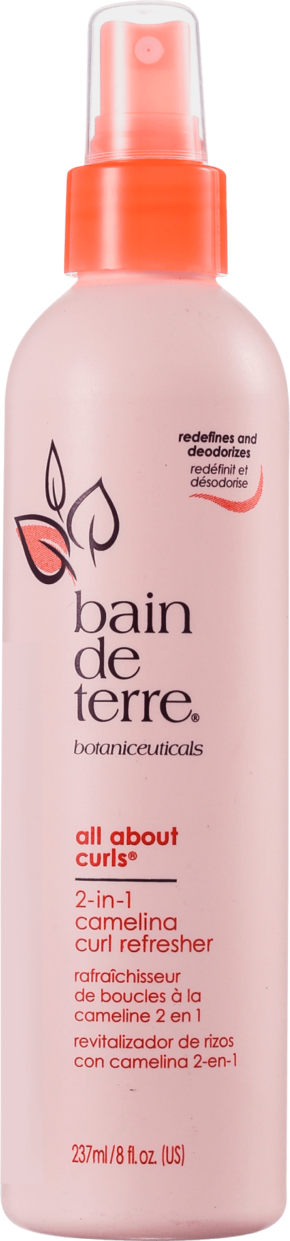 Bain de Terre All About Curls 2-In-1 Camelina Curl Refresher - Finalizador Spray 237ml