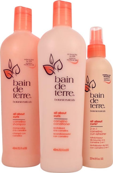 Bain de Terre All About Curls Camelina Refresh Kit (3 Produtos)