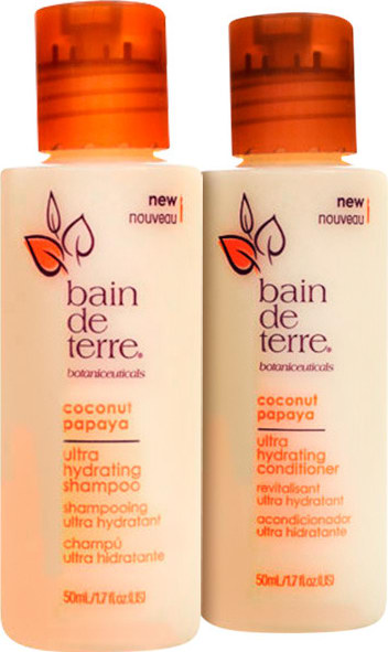 Bain de Terre Coconut Papaya Mini Duo Kit (2 Produtos)