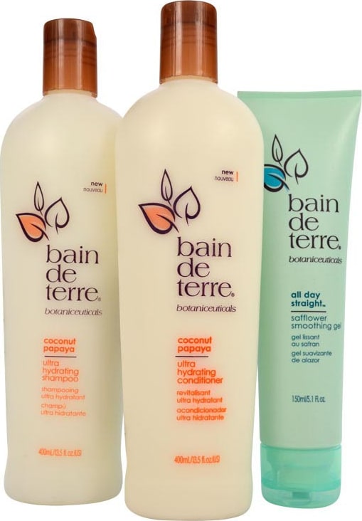 Bain de Terre Coconut Papaya Straight Kit (3 Produtos)