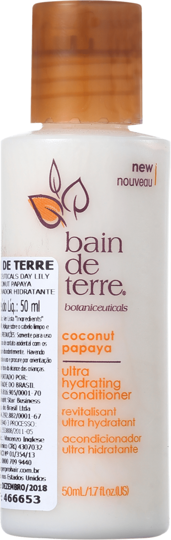 Bain De Terre Coconut Papaya Ultra Hydrating Conditioner - Condicionador 50ml