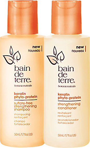 Bain de Terre Keratin Phyto-Protein Strengthening Duo Kit (2 Produtos)