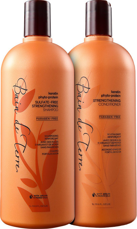 Bain de Terre Keratin Phyto-Protein Strengthening Salon Kit (2 Produtos)
