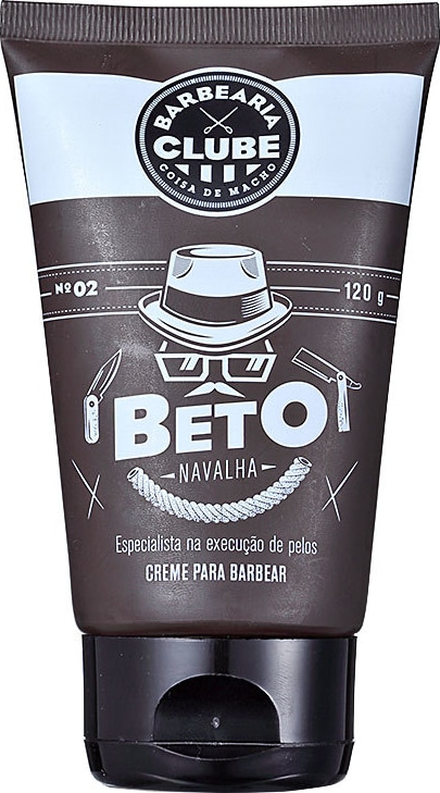 Barbearia Clube Beto Navalha n 02 - Creme de Barbear 120g