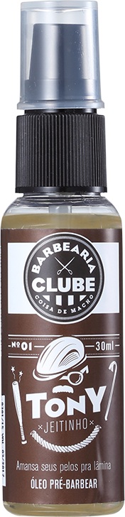 Barbearia Clube Tony Jeitinho n 01 - Óleo Pré-Barba 30ml