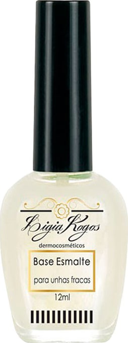 Ligia Kogos Base Esmalte para Unhas Fracas - Base Fortalecedora 12ml