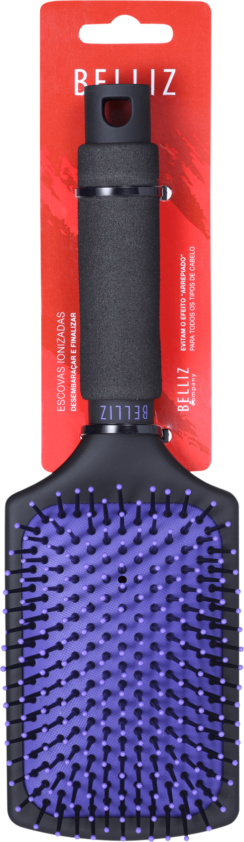 Belliz Black Ion Racket - Escova Raquete