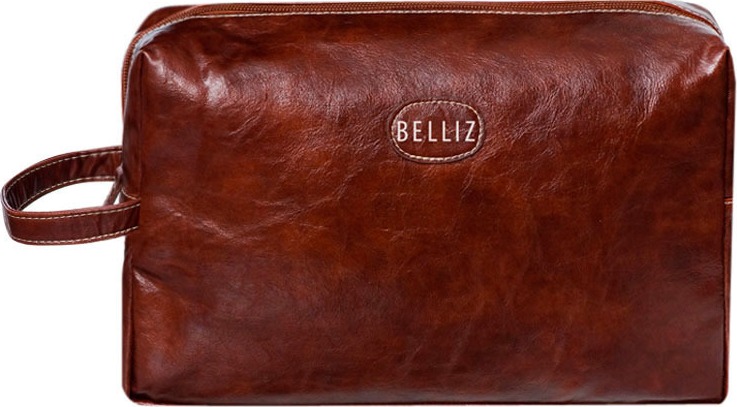 Belliz Masculina Grande - Nécessaire Marrom