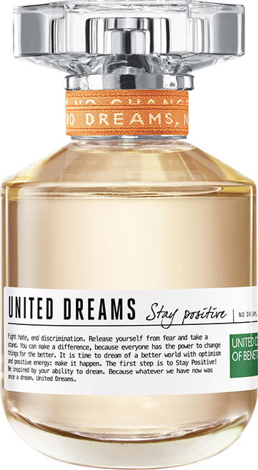 United Dreams Stay Positive Benetton Eau de Toilette - Perfume Feminino 50ml