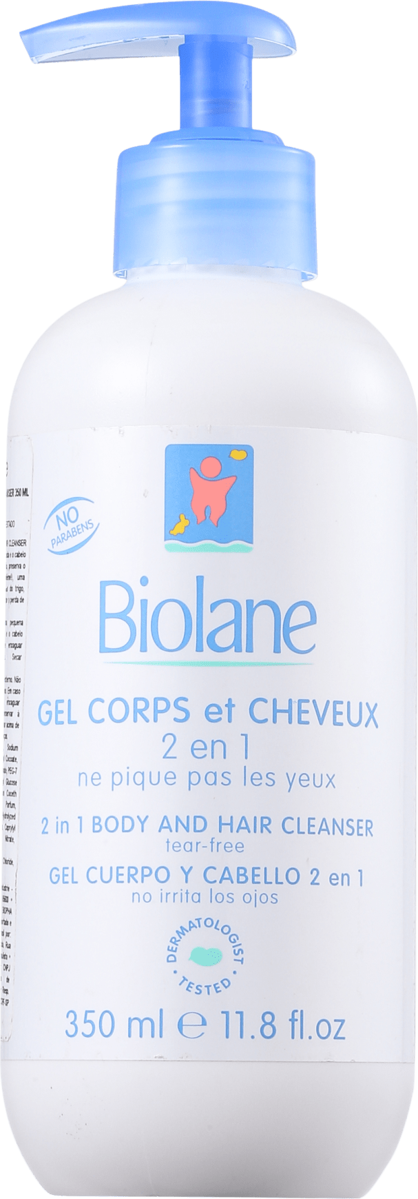 Biolane Gel Corps Et Cheveux 2 En 1 - Gel de Limpeza 350ml