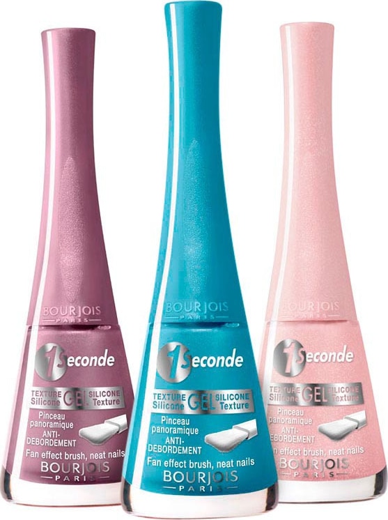 Kit Bourjois 1 Seconde Gel Delicat Water Chic de Esmaltes (3 produtos)
