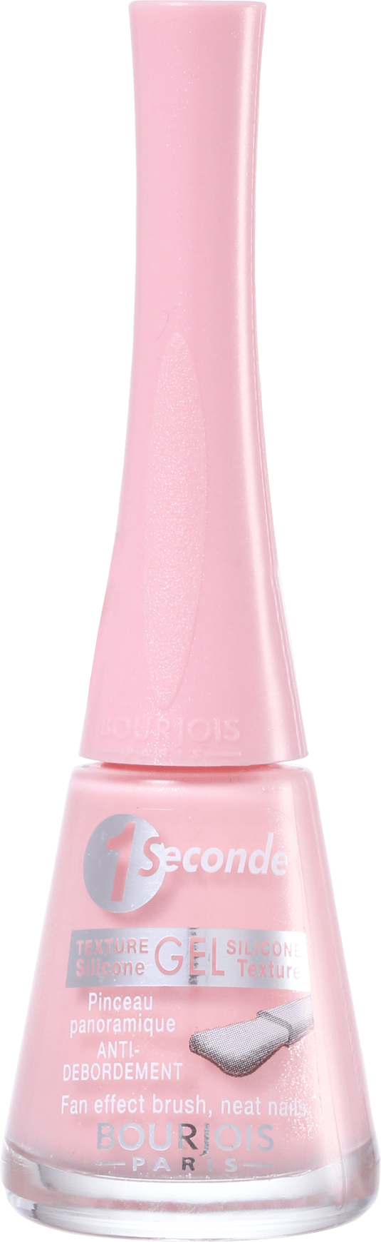 Bourjois 1 Seconde Gel T02 Rose Delicat - Esmalte Cintilante 8ml