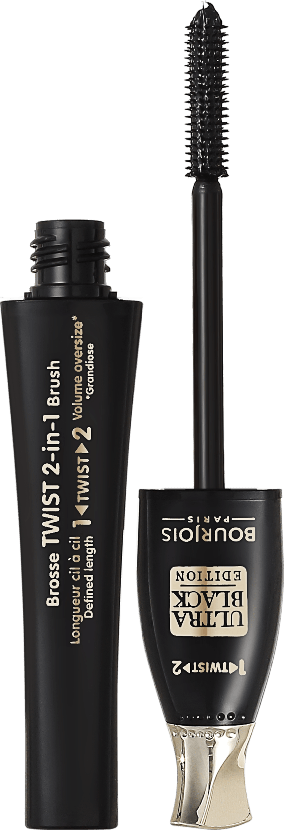 Bourjois Twist Up The Volume Ultra Black - Máscara para Cílios 8ml