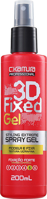 C.Kamura 3D Fixed - Spray Gel Fixador 200ml