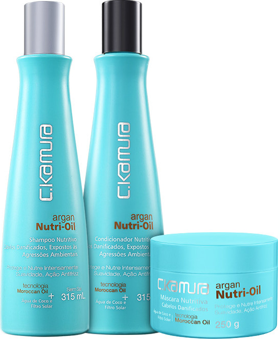 C. Kamura Argan Nutri-Oil Trio Kit (3 Produtos)
