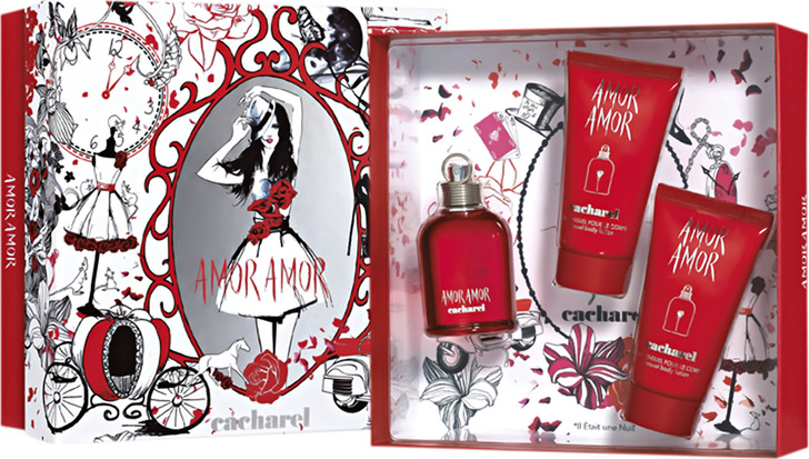 Conjunto Amor Amor Cacharel Feminino - Eau De Toilette 50ml + Loção Corporal 2x50ml