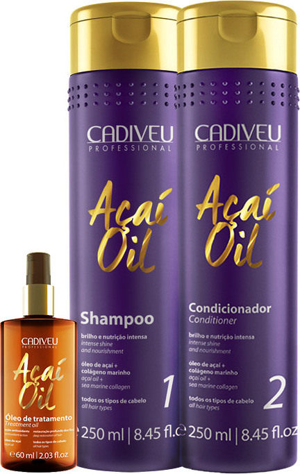 Cadiveu Professional Açaí Oil Natural Kit (3 Produtos)