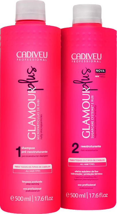 Cadiveu Professional Escova Glamour Plus Duo Kit (2 Produtos)