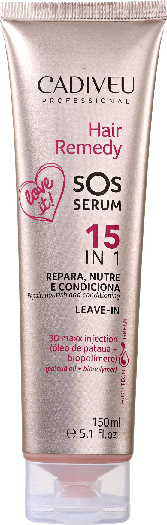 Cadiveu Professional Hair Remedy SOS Serum 15 em 1 - Leave-in 150ml